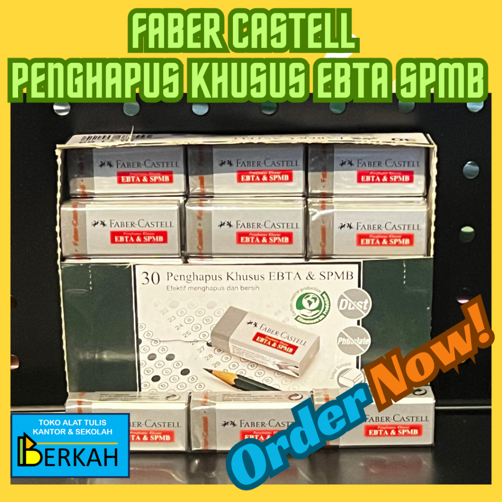 

Faber Castell Penghapus Khusus Ujian EBTA SPMB Original