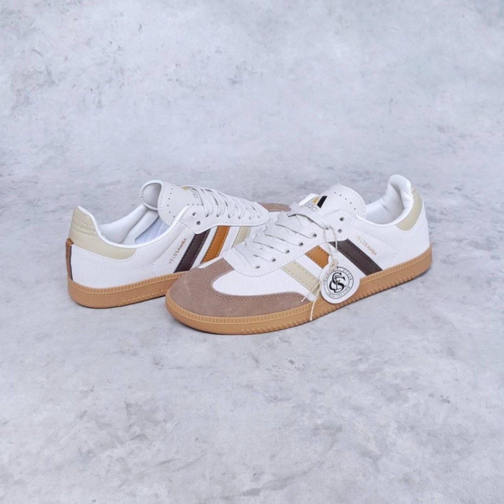 SEPATU ADIDAS VELO SAMBA SOCIAL CYCLING X END ORIGINAL BNIB FULL TAG BARCODE BAHAN LEATHER KULIT SIZ