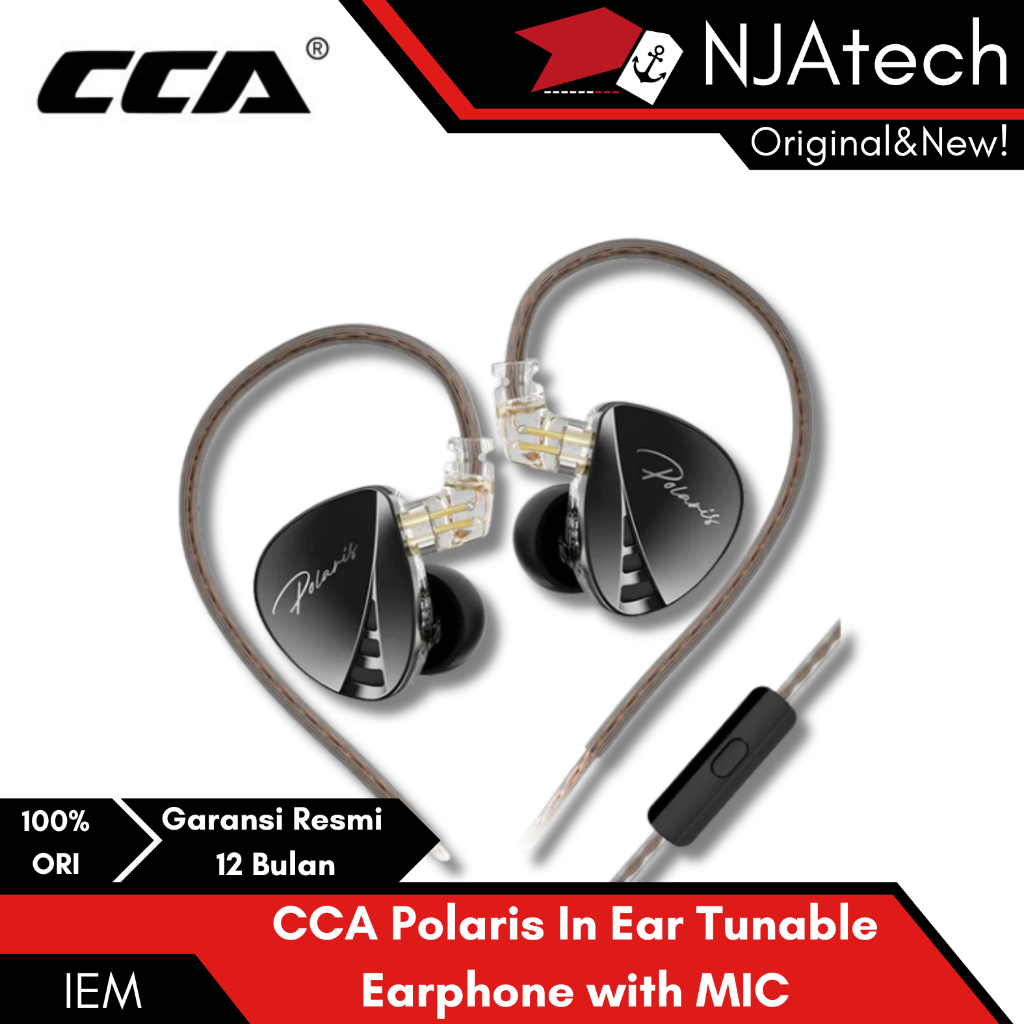 CCA Polaris In Ear Monitor Tuning Switch Single DD Earphone with MIC