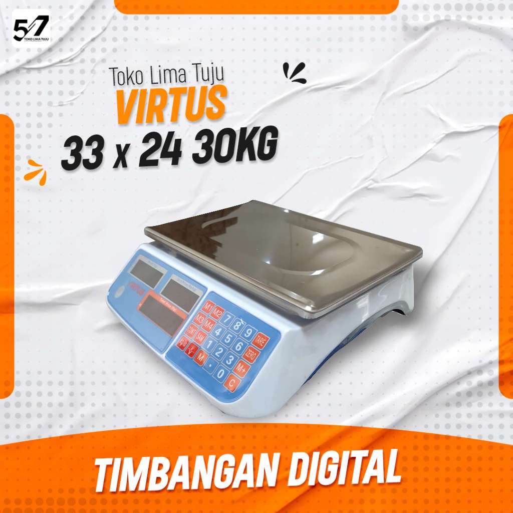 VIRTUS Timbangan Buah Digital Kapasitas 30kg