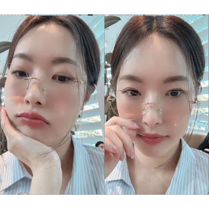 FRAME BOR RIMLES VINTAGE PRIA dan WANITA METAL bulat TERBARU