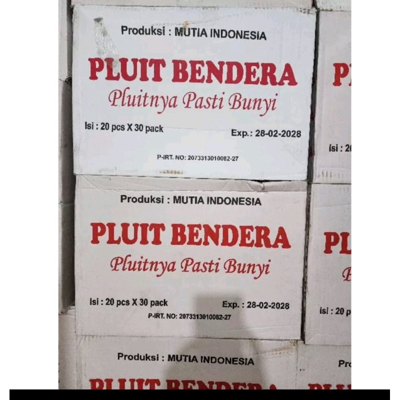 Pluit Bendera Merah Putih per Dus | Pluit Bendera Merah Putih Grosir