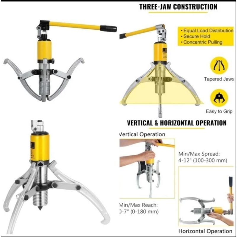 tracker bearing puller 15 ton hidrolik zyl-15 hydrolic puller bearing