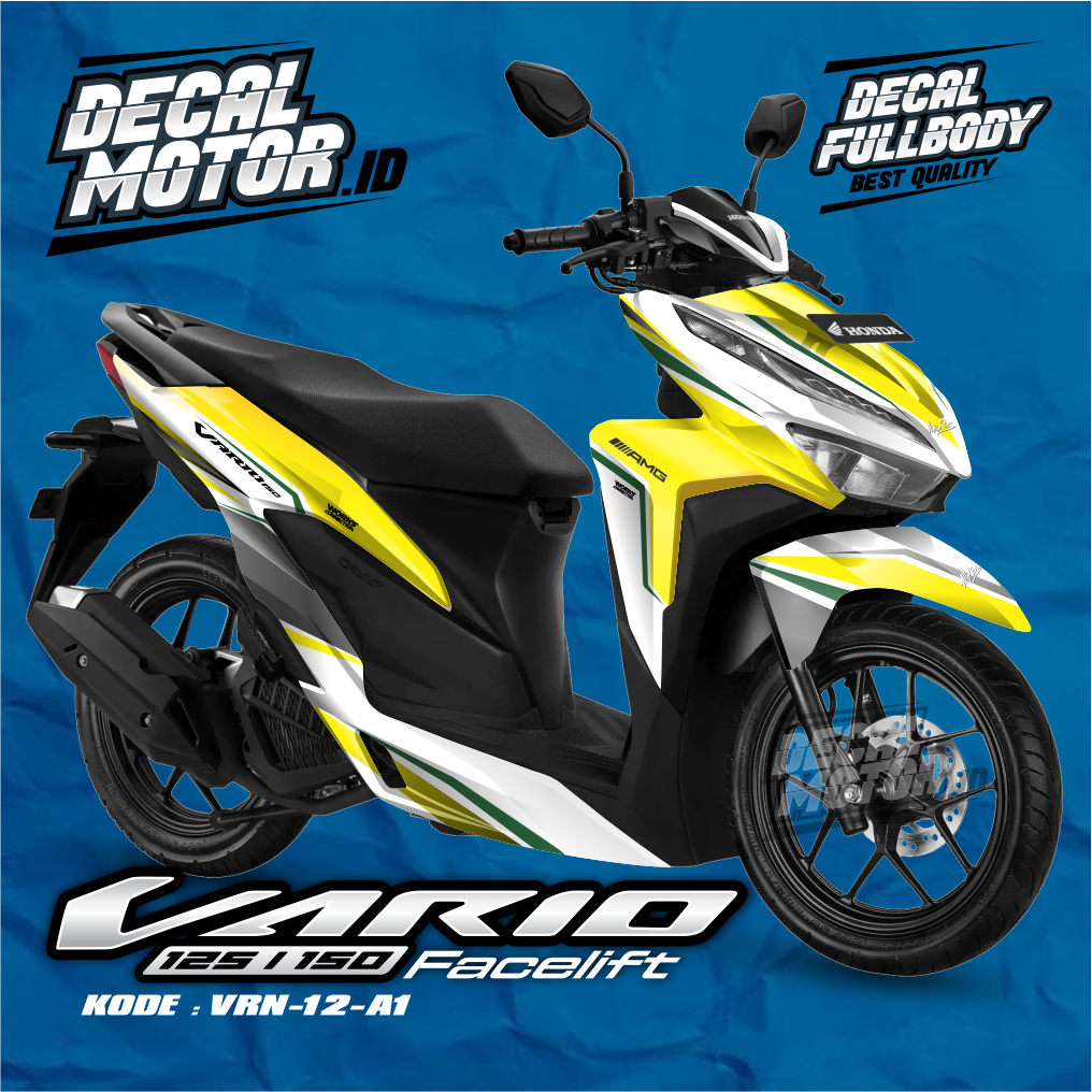 DECAL FULL BODY VARIO NEW 150 - STICKER VARIO NEW 150 - VRN