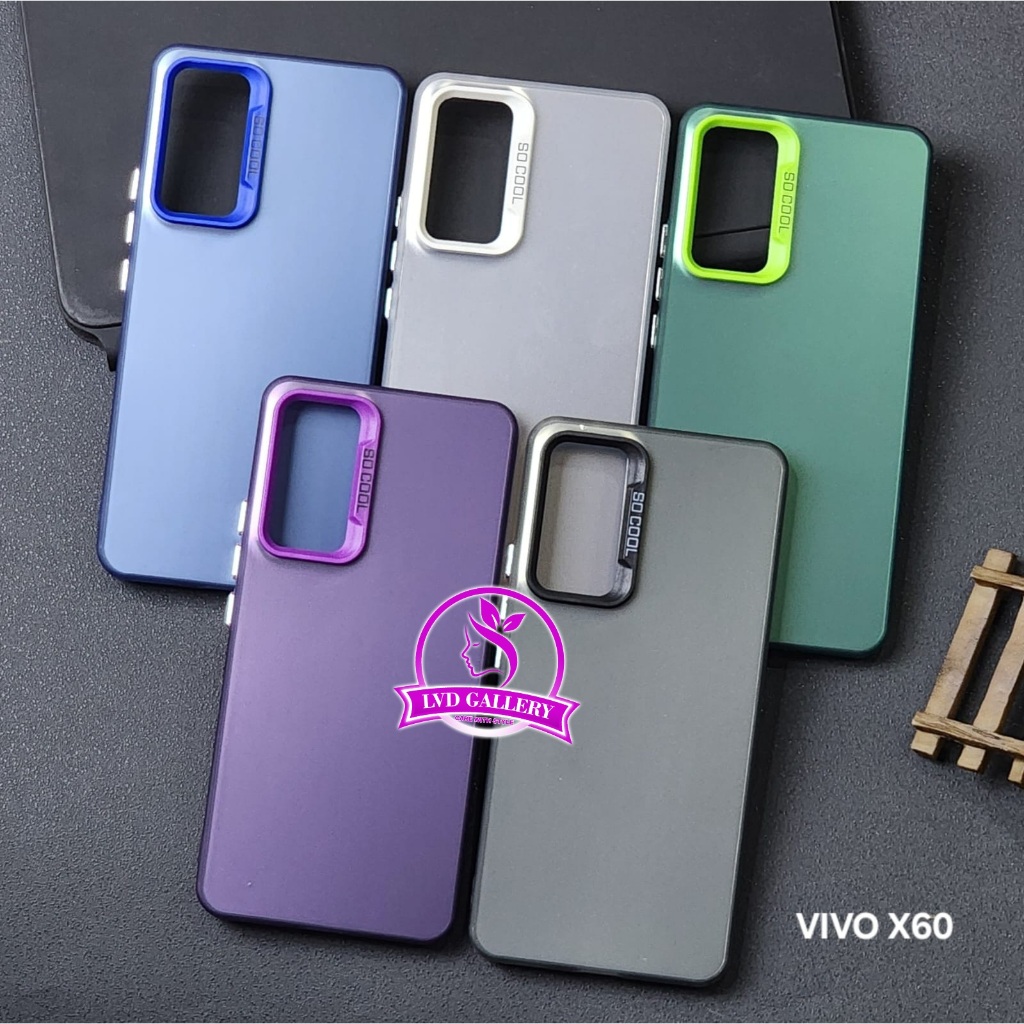 Case Vivo X60 Vivo X70 Pro Vivo X80 Vivo X80 Pro Case Hybrid Casing Hologram color