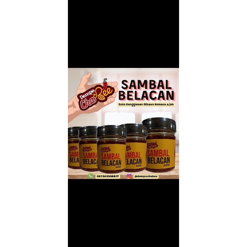 

sambal belacan kemasan botol kaca