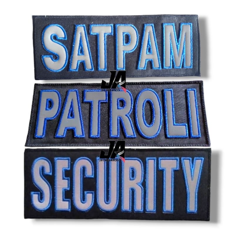 Pacth bordir PATROLI SATPAM SECURITY