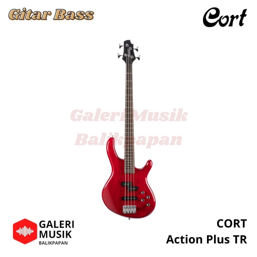 CORT Action Bass V PLUS-TR Electric Bass - RED
