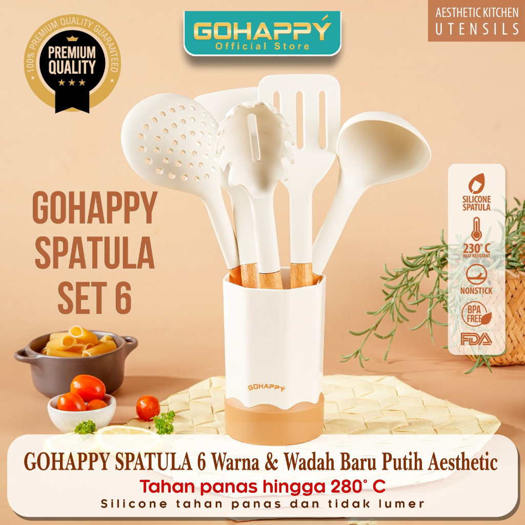 [SPATULA SET TERBAIK] SUPRA Sodet masak buat panci teflon