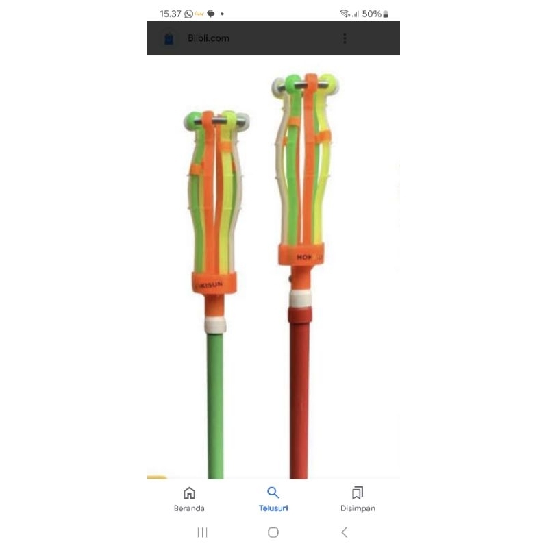 tongkat lampu/stik lampu