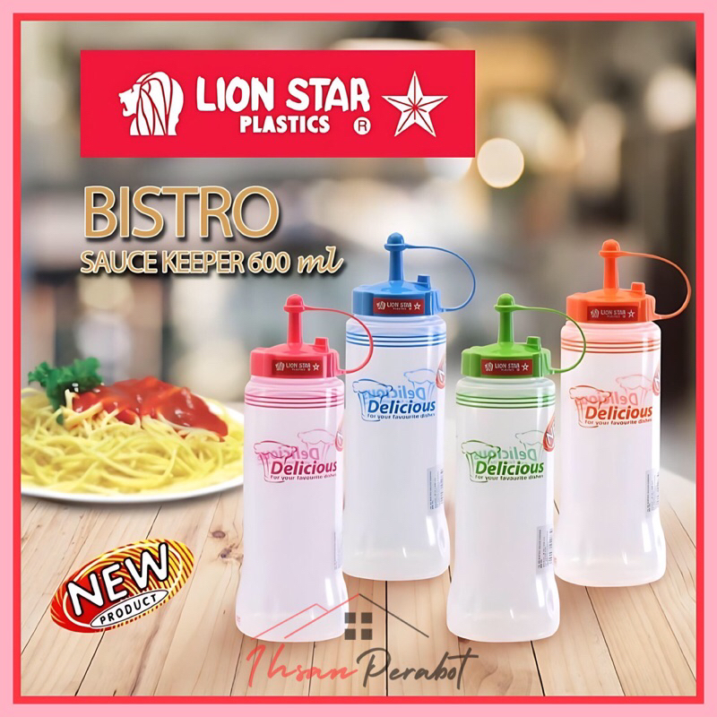 Botol Saus Kecap Lion star / Bistro sauce keeper 300ml / 425ml / 600ml