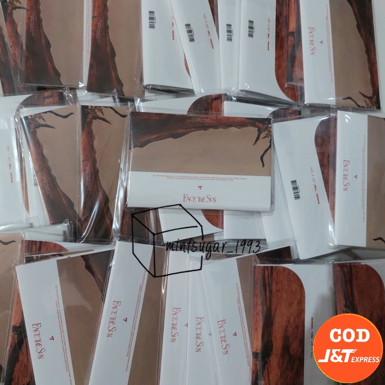 KODE J76D  READY STOCK SEALED  SEVENTEEN  4TH ALBUM  Face the Sun   Weverse Albums Ver  fts 17 SVT W