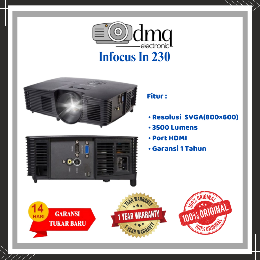 Infocus in 230 / proyektor infocus in 230 3500 lumens