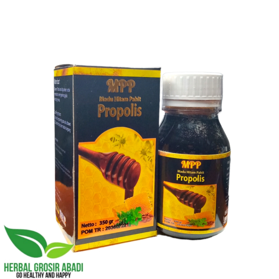 Madu Hitam Pahit Propolis MUJAROB 350gr ORIGINAL | Madu Pahit Propolis MPP Mujarob