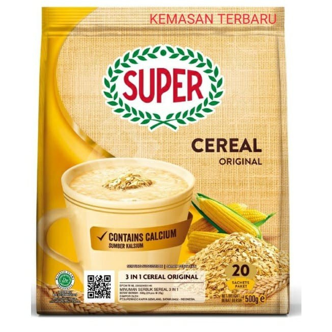

Super Cereal Instant Sachet 20pcs - Per Pack