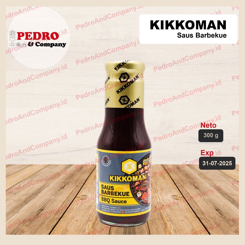 

Kikkoman BBQ sauce 300 gram - saus barbekue barbecue jepang
