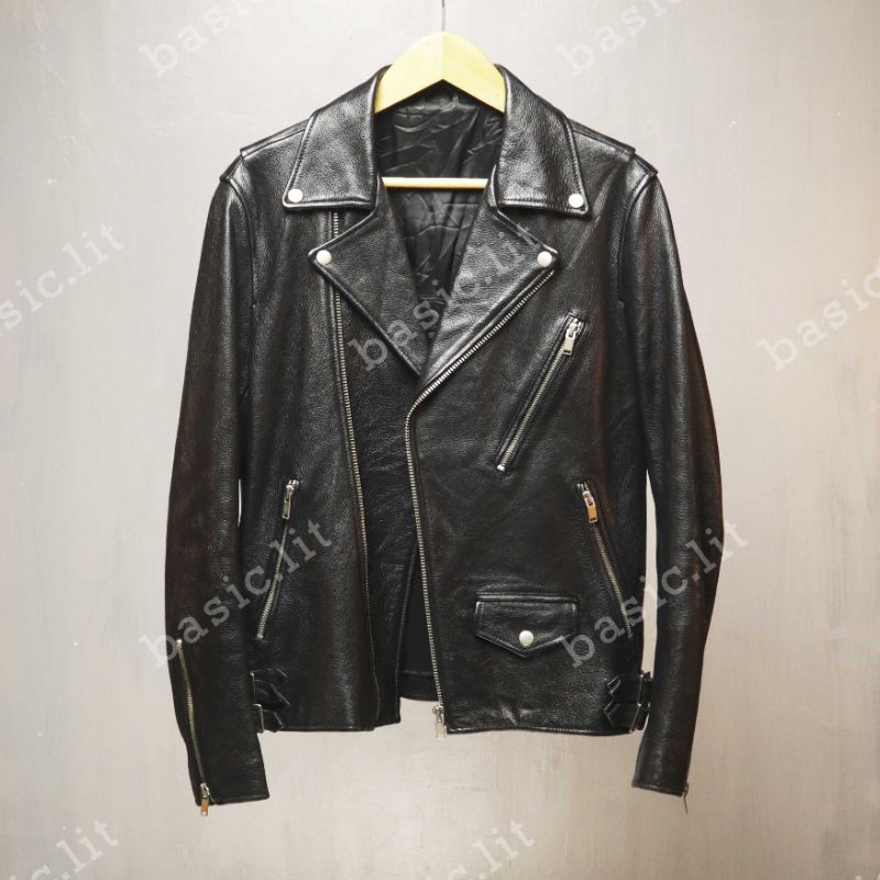 Diamante ramones biker leather jacket second preloved