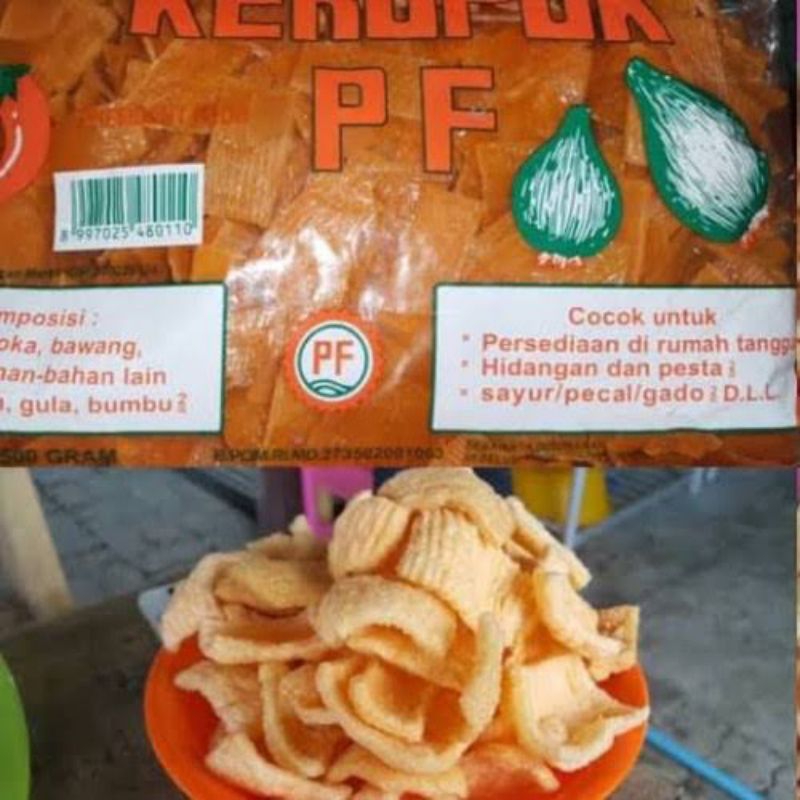 

Kerupuk Bawang PF Medan 500 gr