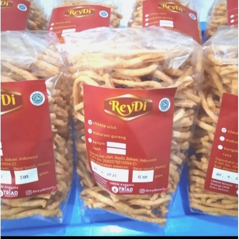 

Cheese Stick ReyDi 500 gram Cistik ReyDi Stik Keju