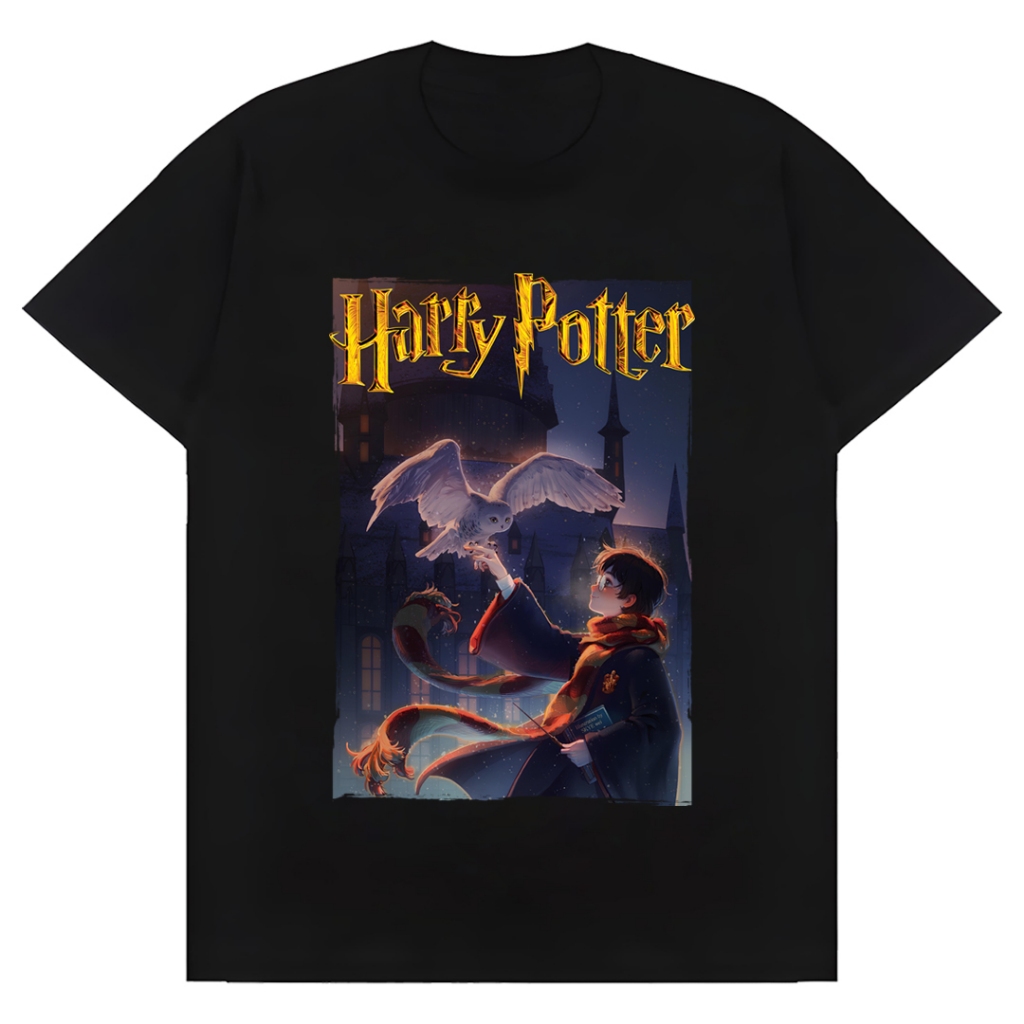 Kaos Kartun Harry Potter Hedwig Childreen Series T-Shirt Harry Potter
