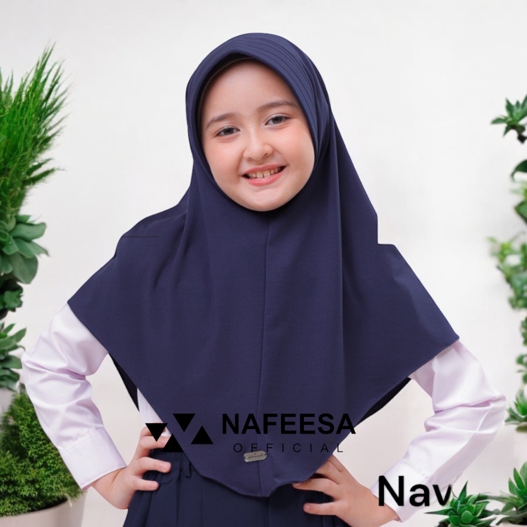 FAVORIT - JILBAB BERGO INSTAN ANAK TK SD BAHAN JERSEY