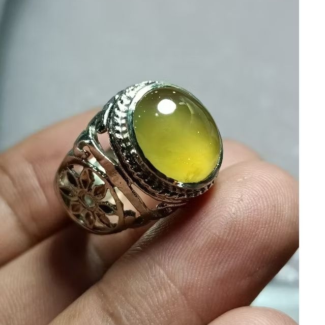 cincin Batu akik Bio Solar aceh change colour original super giwang asli