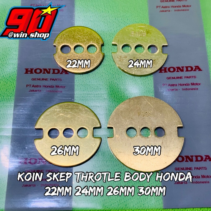 koin coin throtle body TB Honda 22mm 24mm 26mm 28mm 30mm beat scoopy vario pcx adv verza sonic cb150