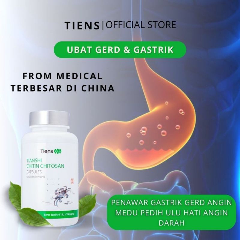 Tiens Chitosan - Tiens Chitin Chitosan Ubat Asam Lambung - Gerd - Maximum