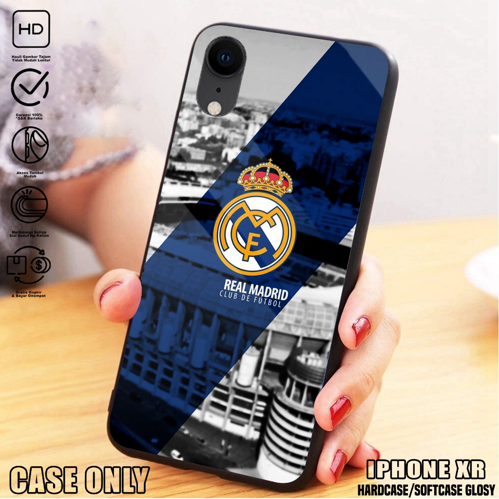 Case IPHONE XR  - Casing IPHONE XR [ FTBL ] Silikon IPHONE XR  - Kesing Hp - Casing Hp  - Case Hp - 