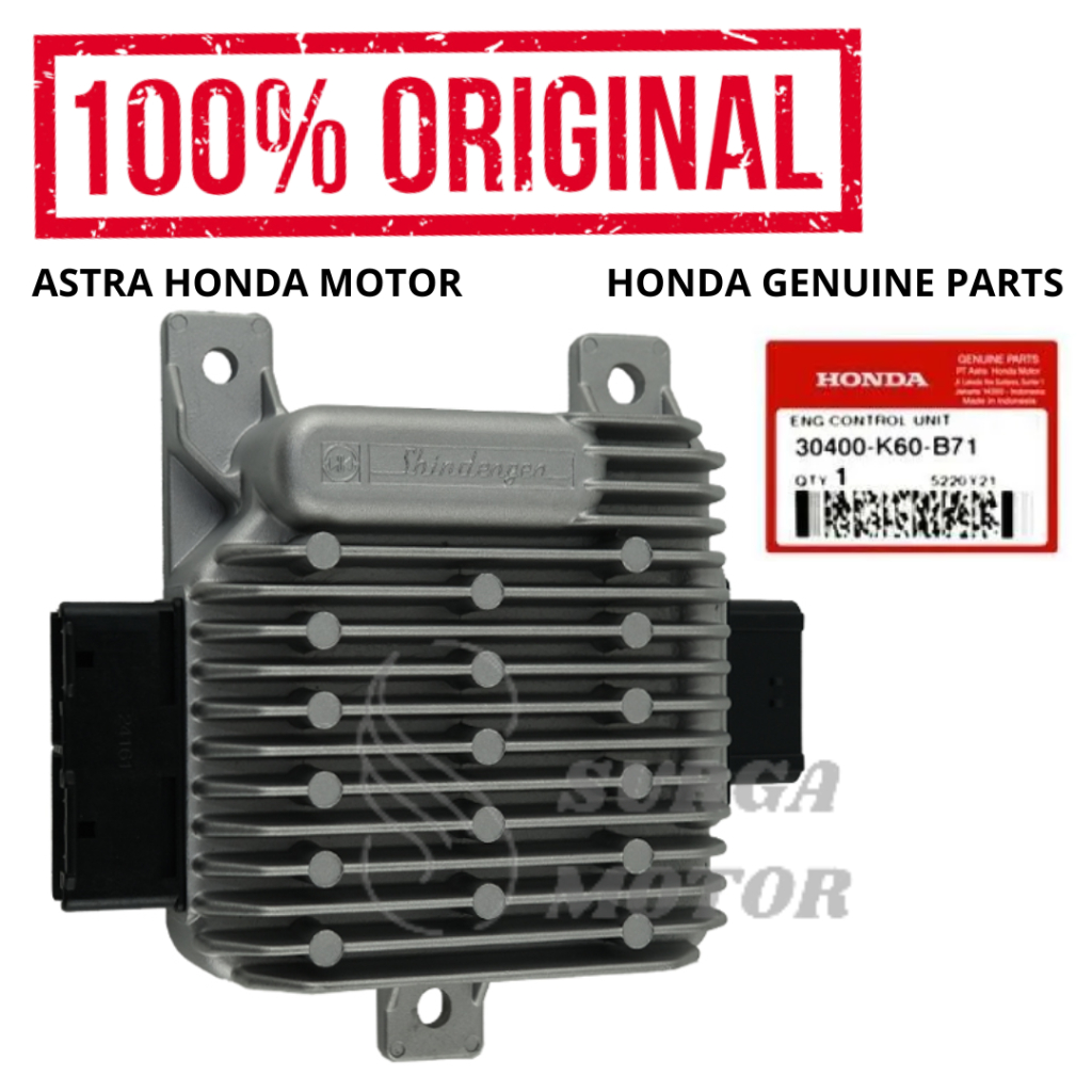 ECM ECU Eng Control Unit Vario 125 eSP K60R CBS Non Iss Tidak Idling Original Honda AHM 30400-K60-B7
