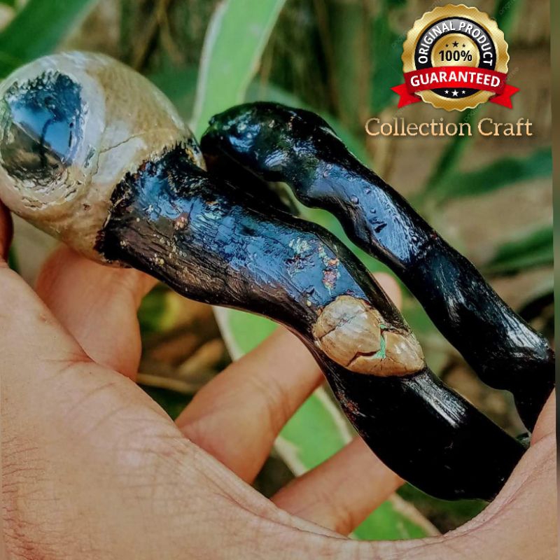 Gelang akar bahar hitam bonggol batu  bertuah asli dari kedalaman laut 100% original