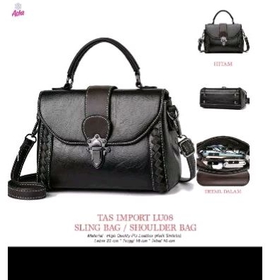 ASTA BAG LU08 ORIGINAL ASTA 100 % SLIG BAG SHOULDER BAG IMPORT HIGH QUALITY TERMURAHH
