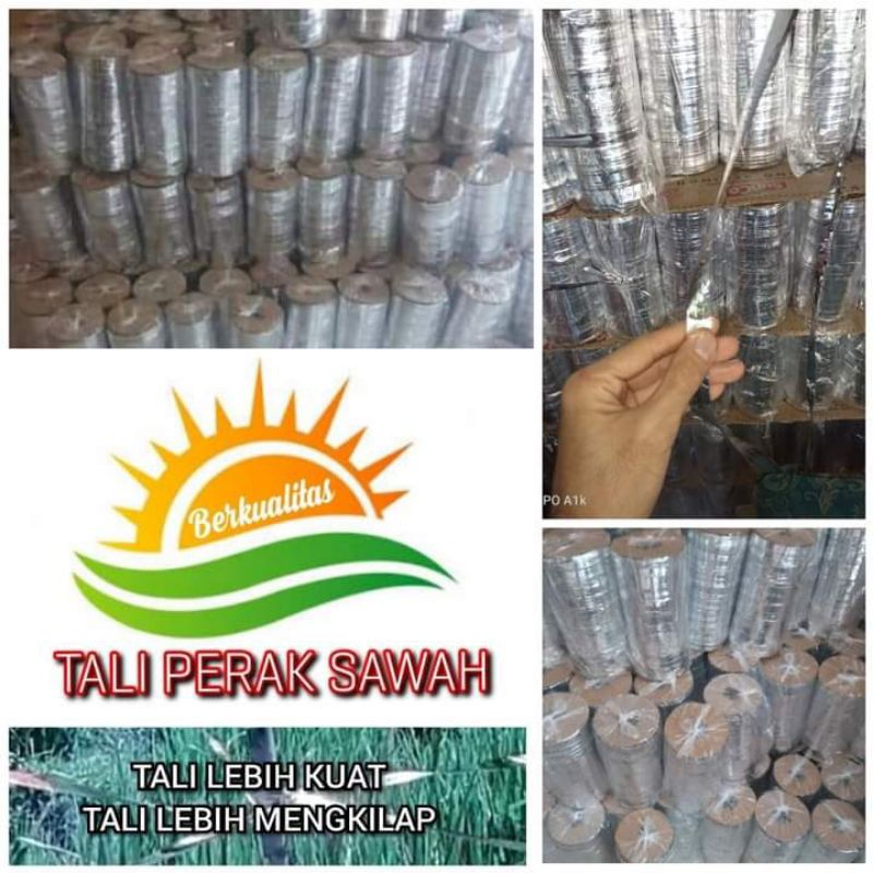 Tali Sawah Tali Perak Pengusir Burung Panjang 800 meter 1 kg