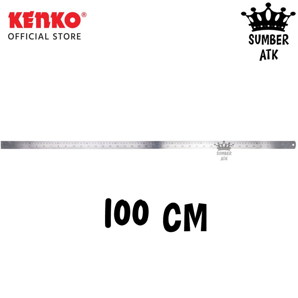 

Penggaris Besi ORIGINAL KENKO STAINLESS STEEL RULER 1 CM TEBAL dan BERKUALITAS KODE E7B9
