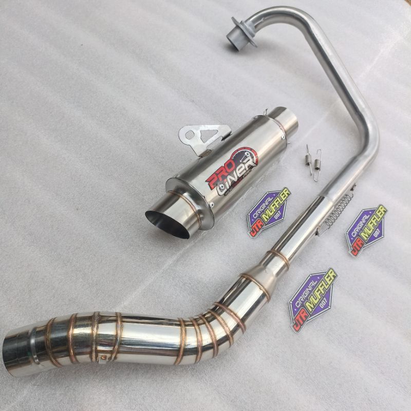 knalpot Proliner Kolong bawah CRF 150 L DTRACKER 150 KLX 150