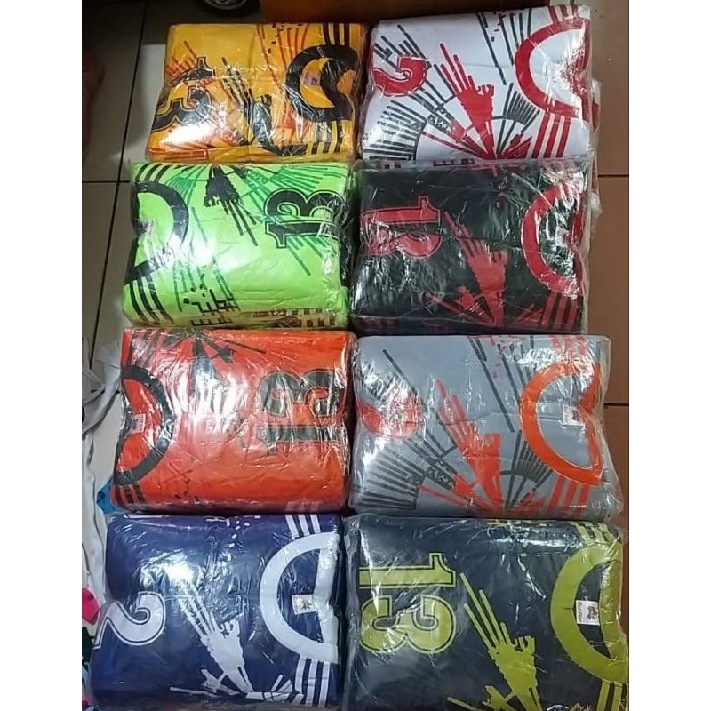 BAJU TIM SETELAN BOLA FUTSAL VOLLY  SIZE L / KAOS TEAM LUSINAN ISI 12