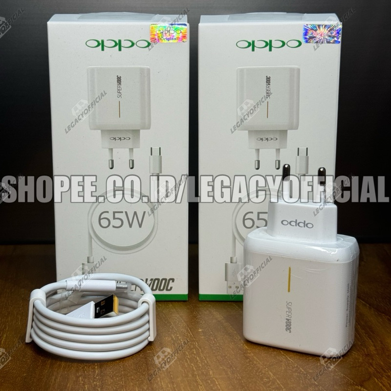 Charger OPPO Original 100% Fast Charging Super Vooc 65Watt