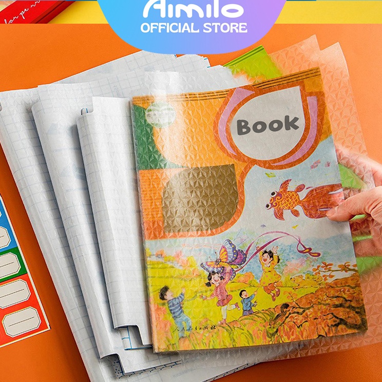 

Star seller READY Aimilo Sampul Buku Plastik PVC Tahan Air Sampul Plastik Lks Film Pelindung Buku Tulis 1 Lembar