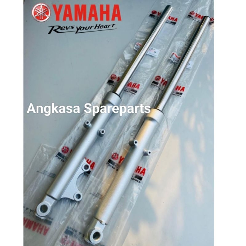 As Shock Depan RX-KING As Shock Depan Plus Tabung  RX King New (Silver) Ori 3KA