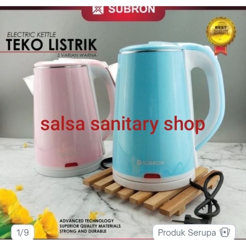 Teko pemanas air Subron / pemanas air listrik / teko listrik pemanas