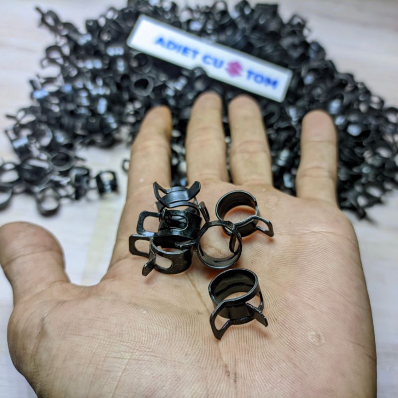 Original Hitam Klem Selang Bensin / Klem bensin Universal