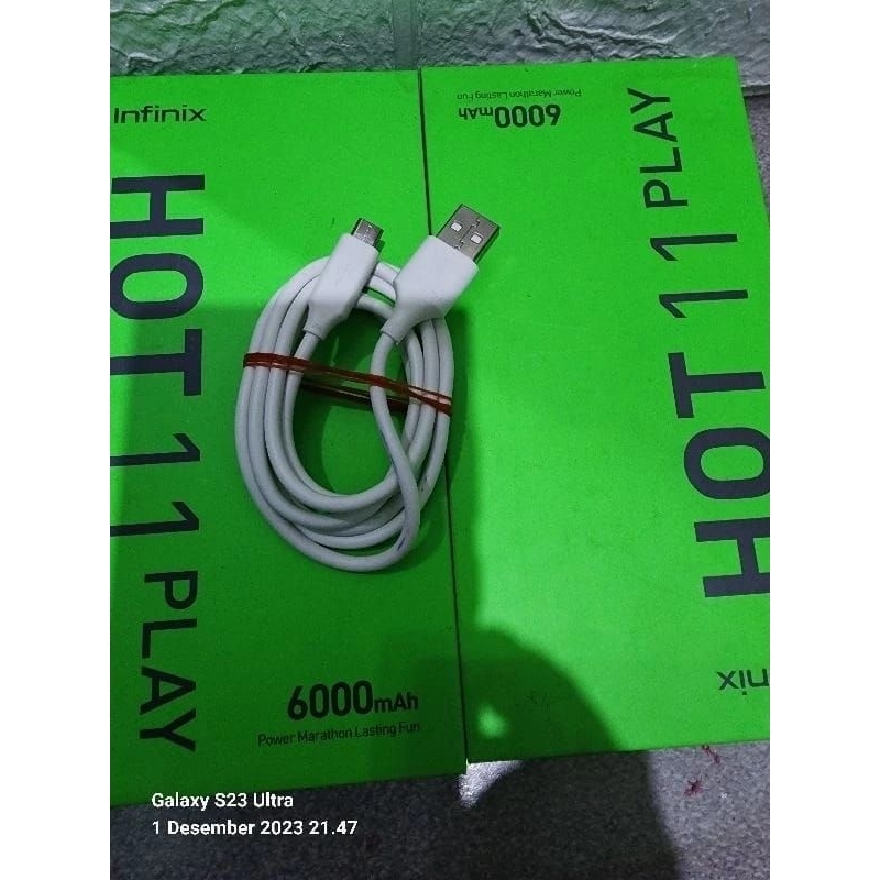 kabel bawaan original infinix micro