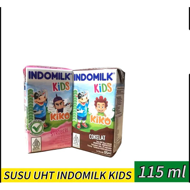 

HR Susu uht kotak kecil Susu indomilk 115ml susu uht anak