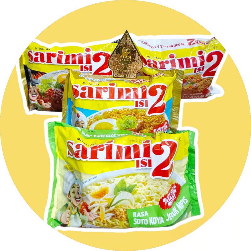 

4pcs mie Sarimi isi 2 all Varian rasa