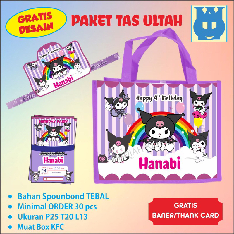 

Paket ultah / Paket Ulang Tahun Anak/ Paket tas ultah