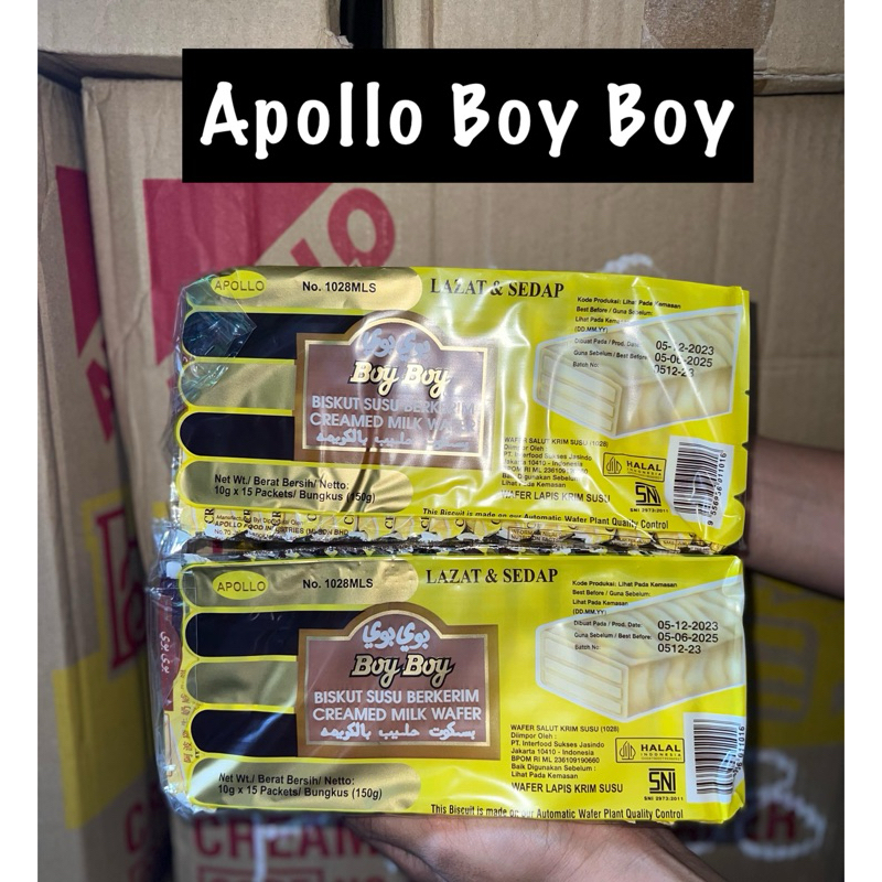 

APOLLO BOY BOY PACK ISI 15pcs