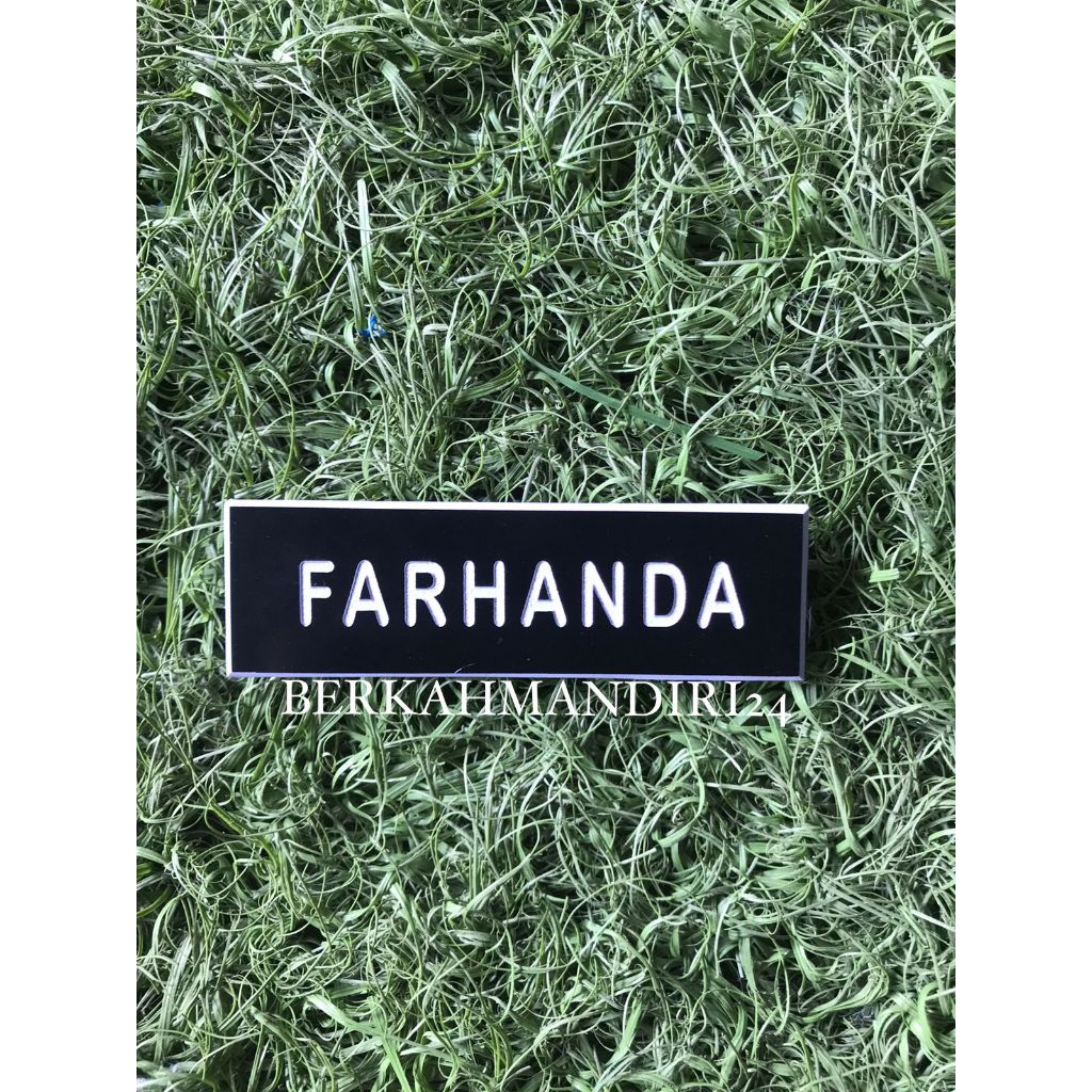 

[Custom PO] Nametag Magnet Papan Nama Dada