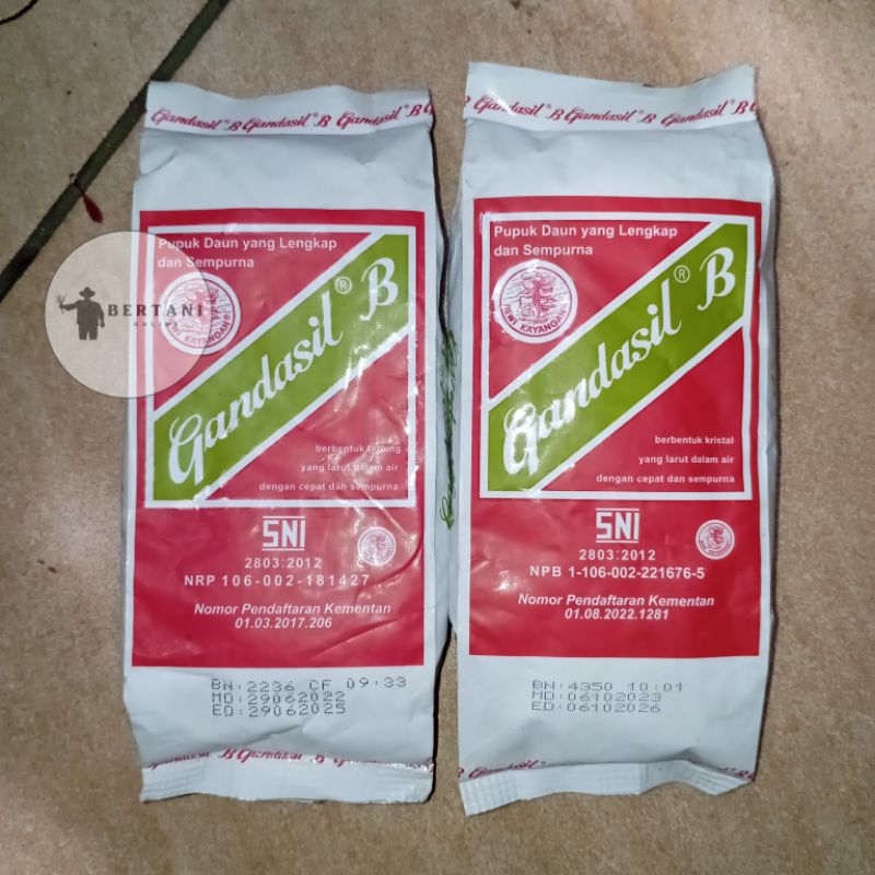 Pupuk Daun GANDASIL B 500 Gram