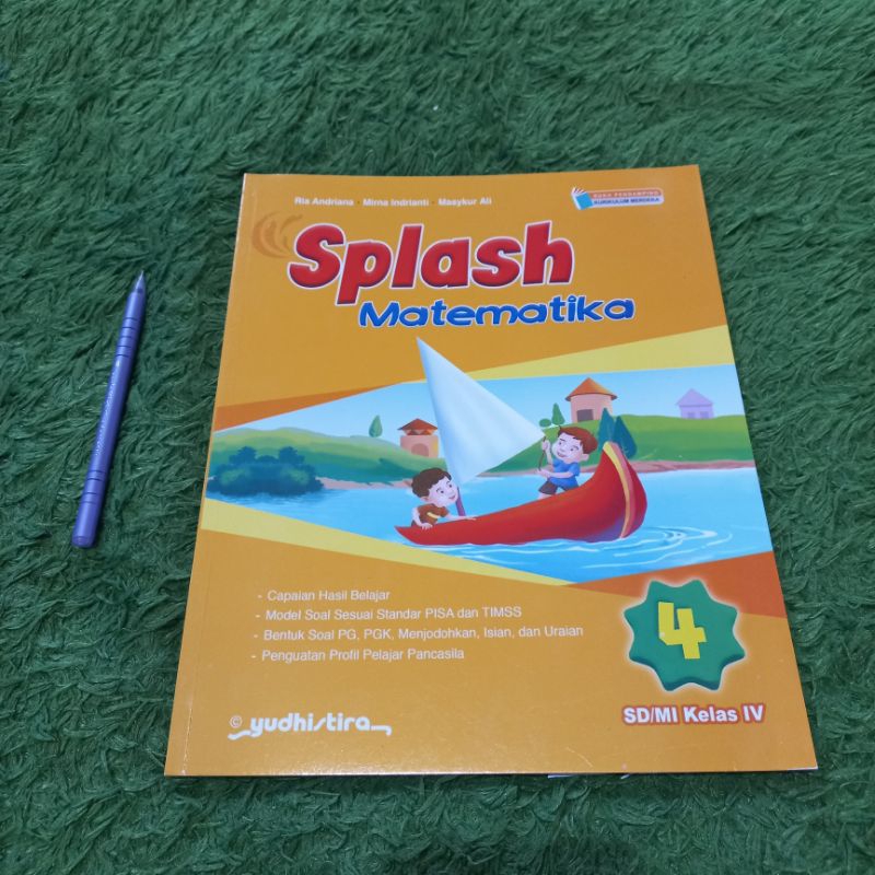 ORIGINAL BUKU SPLASH MATEMATIKA KELAS 4 SD/MI KURIKULUM MERDEKA