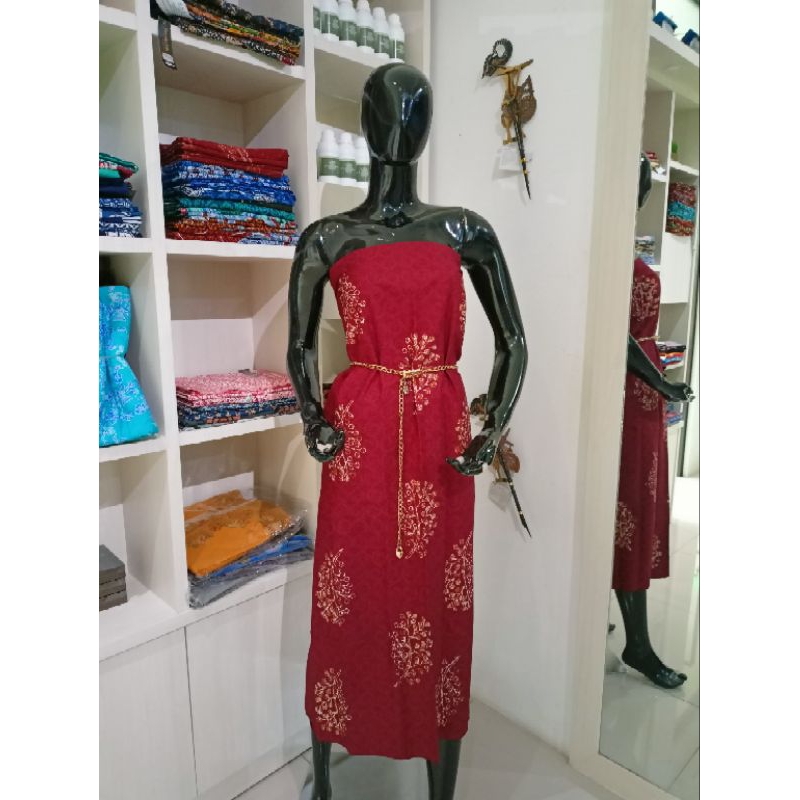 Kain Batik Cap~ Motif Parijotho Merah Khas Kudus By TERE BATIK